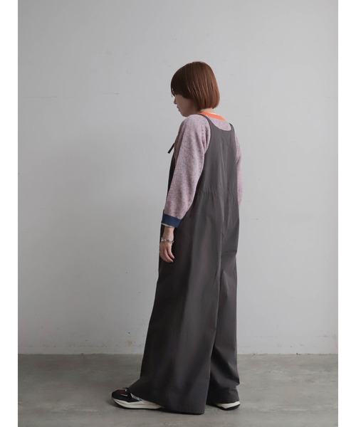 FIL DE FER（フィルデフェール）の「【予約】カラーMIXストローヤーン　ラグランカーデ（カーディガン/ボレロ・レディース・グリーン/ピンク・FREE）」の19枚目の写真