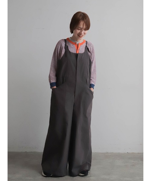 FIL DE FER（フィルデフェール）の「【予約】カラーMIXストローヤーン　ラグランカーデ（カーディガン/ボレロ・レディース・グリーン/ピンク・FREE）」の16枚目の写真