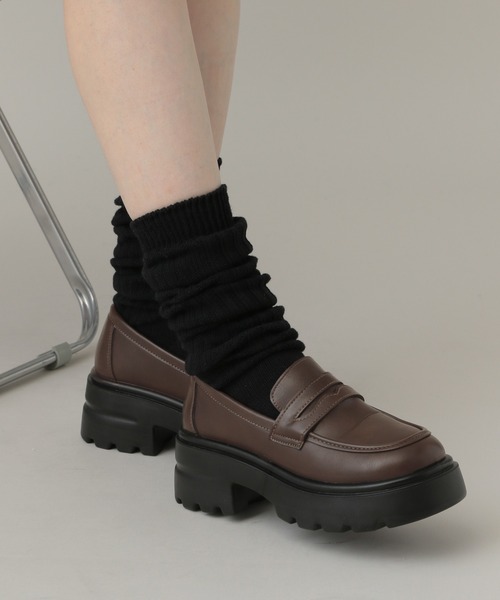 3.3 Field Trip （3.3フィールドトリップ）の「3.3 Field Trip／厚底ローファー（ローファー・レディース・ブラウン/ブラック・LARGE/MEDIUM）」の20枚目の写真