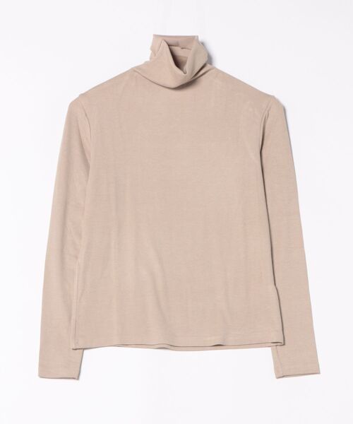 Lace Ladies(レースレディース)の「ソリッドカラー ハイネック ベーシック 長袖 プルオーバー(Tシャツ/カットソー・レディース・ブラック/グレー/アイボリー/グレイッシュベージュ・FREE)」の15枚目の写真