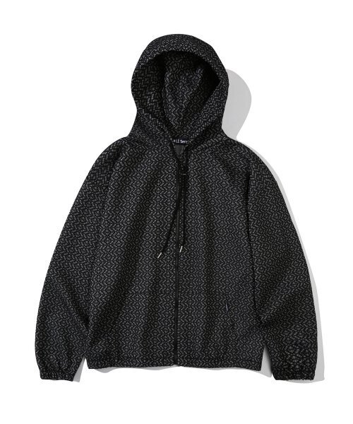 TRIP LE SENS（トリップ ル センス）の「ダブルテクスチャークロシェフードジップアップ_BLACK（パーカー・レディース・その他・LARGE/MEDIUM）」の2枚目の写真