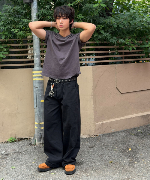SIGNATURE（シグネチャ）の「ツイストカーブコットンパンツ[ブラック]（その他パンツ・レディース・その他・SMALL/MEDIUM/LARGE/X-LARGE）」の6枚目の写真
