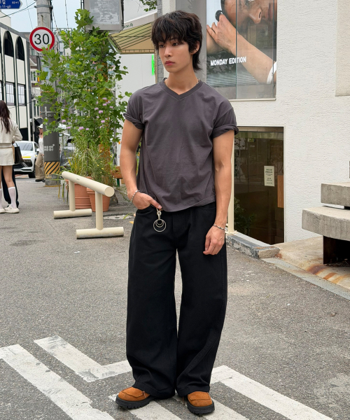 SIGNATURE（シグネチャ）の「ツイストカーブコットンパンツ[ブラック]（その他パンツ・レディース・その他・SMALL/MEDIUM/LARGE/X-LARGE）」の7枚目の写真