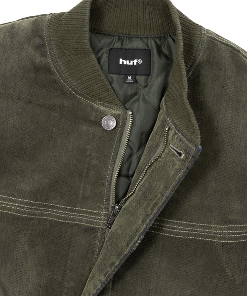 HUF(ハフ)の「HUF eightynine BOMBER JACKET(ブルゾン・メンズ・ブラック/オリーブ・S/M/L/XL)」の15枚目の写真