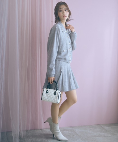 marun（マルン）の「＜大きいサイズ＞ショート丈フレアスカート marun（スカート・レディース・ベージュ/グレー/ブラック・5L/4L/3L/LL/L）」の12枚目の写真