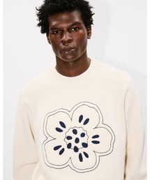 KENZO（ケンゾー）の「'Boke Flower' エンブロイダリー ウール ジャンパー（その他トップス）」