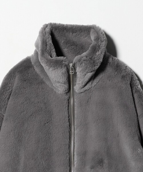 A DAY IN THE LIFE UNITED ARROWS(アデイインザライフユナイテッドアローズ)の「フェイクファー スタンドカラーブルゾン <A DAY IN THE LIFE>(ブルゾン・レディース・ナチュラル/ライトグレー/モカ・FREE)」の15枚目の写真