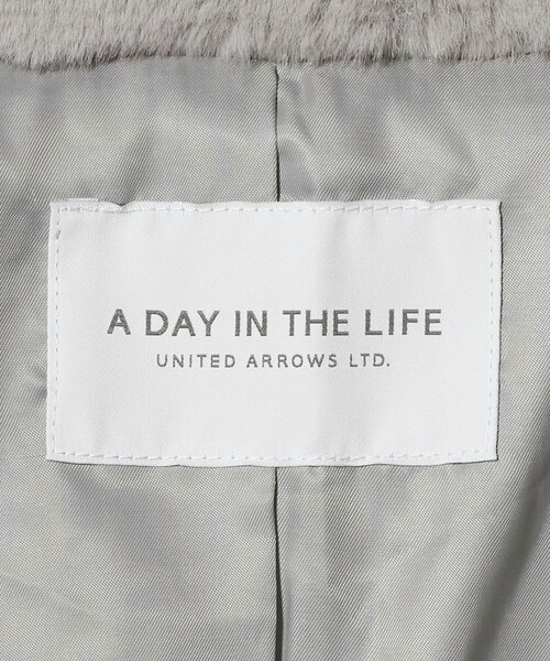 A DAY IN THE LIFE UNITED ARROWS(アデイインザライフユナイテッドアローズ)の「フェイクファー スタンドカラーブルゾン <A DAY IN THE LIFE>(ブルゾン・レディース・ナチュラル/ライトグレー/モカ・FREE)」の18枚目の写真