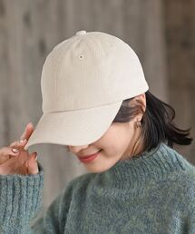 コーデュロイキャップ
