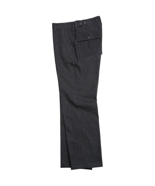 sortie(ソルティ)の「ユーティリティリネンファティーグパンツ(チャコール)(その他パンツ・メンズ・その他・MEDIUM/LARGE/X-LARGE/SMALL)」の9枚目の写真