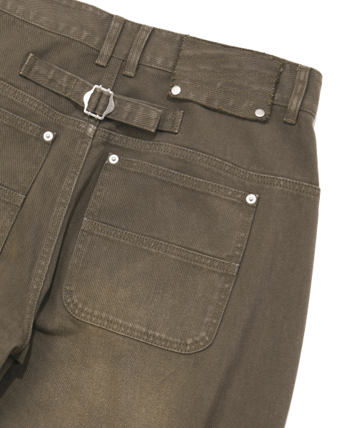PHYPS MOTORCYCLE(フィップスモーターサイクル)の「Vintage Old Denim Pants Brown(デニムパンツ・レディース・その他・LARGE/X-LARGE/SMALL/MEDIUM)」の7枚目の写真