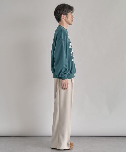 CRAFT STANDARD BOUTIQUE（クラフトスタンダードブティック）の「【P・O・P・S】裏起毛スウェットシャツ（スウェット・メンズ・ホワイト系その他/ブラウン/グリーン/ベージュ/ネイビー/ブラック・M/L/XL）」の19枚目の写真