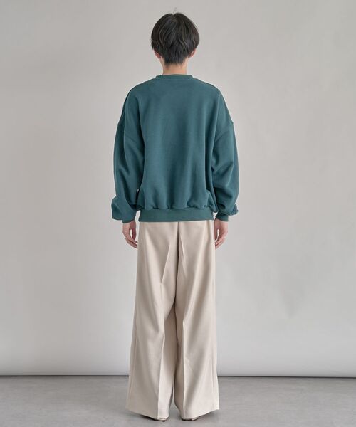 CRAFT STANDARD BOUTIQUE（クラフトスタンダードブティック）の「【P・O・P・S】裏起毛スウェットシャツ（スウェット・メンズ・ホワイト系その他/ブラウン/グリーン/ベージュ/ネイビー/ブラック・M/L/XL）」の20枚目の写真