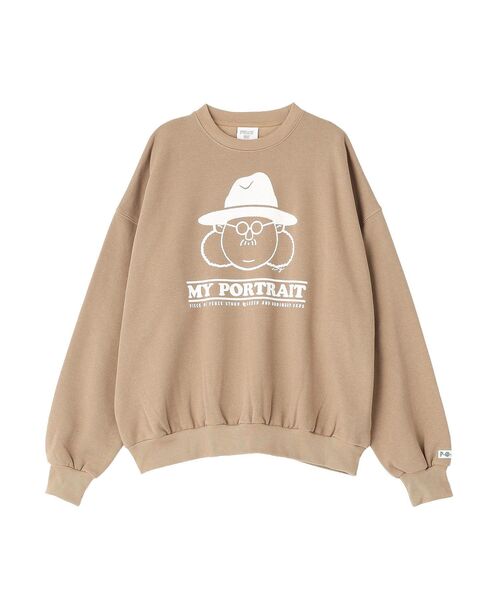 CRAFT STANDARD BOUTIQUE（クラフトスタンダードブティック）の「【P・O・P・S】裏起毛スウェットシャツ（スウェット・メンズ・ホワイト系その他/ブラウン/グリーン/ベージュ/ネイビー/ブラック・M/L/XL）」の21枚目の写真