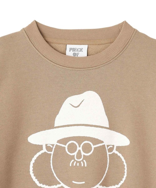 CRAFT STANDARD BOUTIQUE（クラフトスタンダードブティック）の「【P・O・P・S】裏起毛スウェットシャツ（スウェット・メンズ・ホワイト系その他/ブラウン/グリーン/ベージュ/ネイビー/ブラック・M/L/XL）」の11枚目の写真