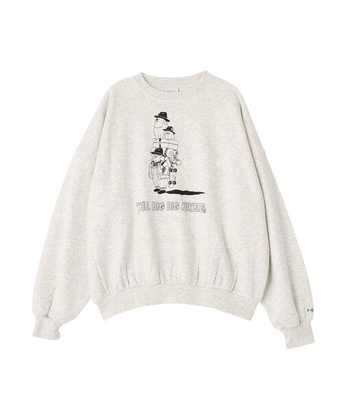 CRAFT STANDARD BOUTIQUE（クラフトスタンダードブティック）の「【P・O・P・S】裏起毛スウェットシャツ（スウェット・メンズ・ホワイト系その他/ブラウン/グリーン/ベージュ/ネイビー/ブラック・M/L/XL）」の8枚目の写真