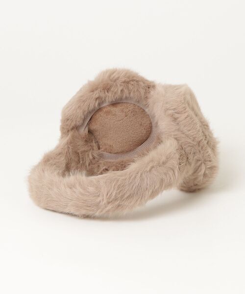 ALWAYS GOOD TIME（オルウェイズグッドタイム）の「シンプルフェイクファーイヤーマフ／防寒・あったか耳あて　折り畳み可能（ユニセックス）（イヤーマフ・レディース・ホワイト系1/ホワイト系2/ブラック系1/ブラック系2/グレー系1/グレー系2/ブラウン系1/ブラウン系2・FREE）」の21枚目の写真