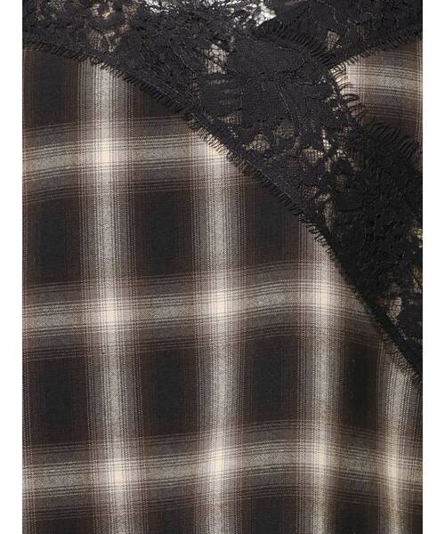 Ungrid（アングリッド）の「レースデザインキャミ（キャミソール・レディース・その他1/オフホワイト/ブラック・FREE）」の14枚目の写真