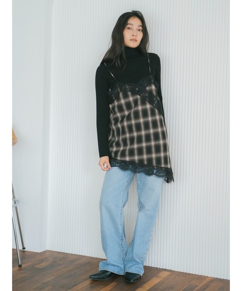 Ungrid（アングリッド）の「レースデザインキャミ（キャミソール・レディース・その他1/オフホワイト/ブラック・FREE）」の22枚目の写真