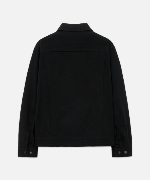 DRAW FIT（ドローフィット）の「コントラストワークトラッカージャケット[ブラック]（デニムジャケット・メンズ・その他・LARGE/X-LARGE/MEDIUM）」の5枚目の写真