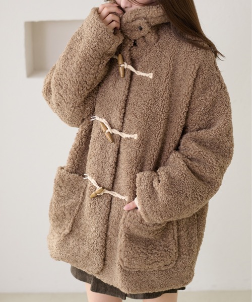 apres jour clair】ダッフルボアコート