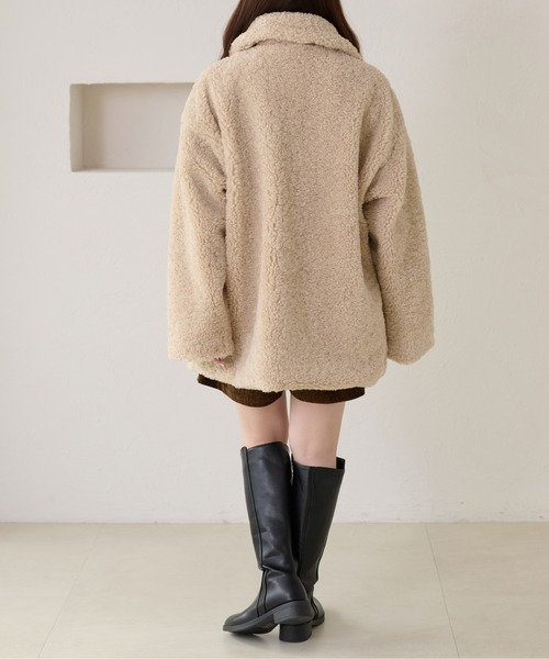 apres jour clair】ダッフルボアコート