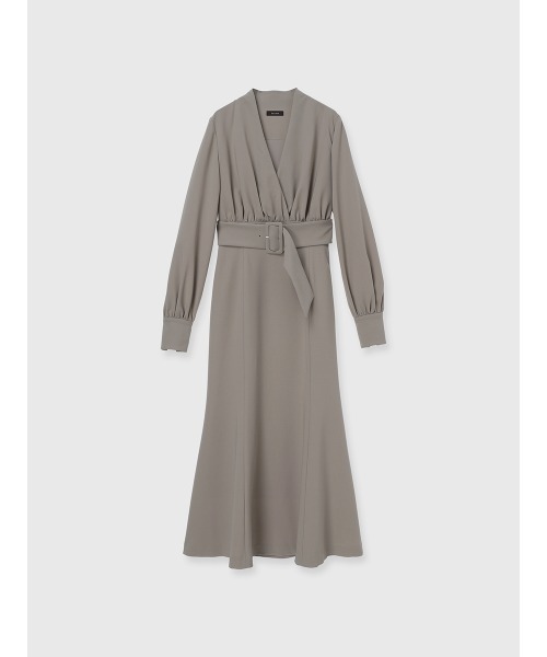 ZOZO限定カラー】ノーカラーナローワンピース（ワンピース）｜anuans