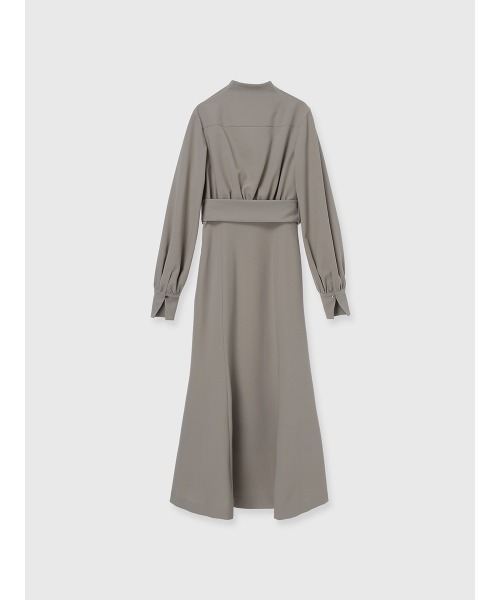 セール】【ZOZO限定カラー】ノーカラーナローワンピース（ワンピース