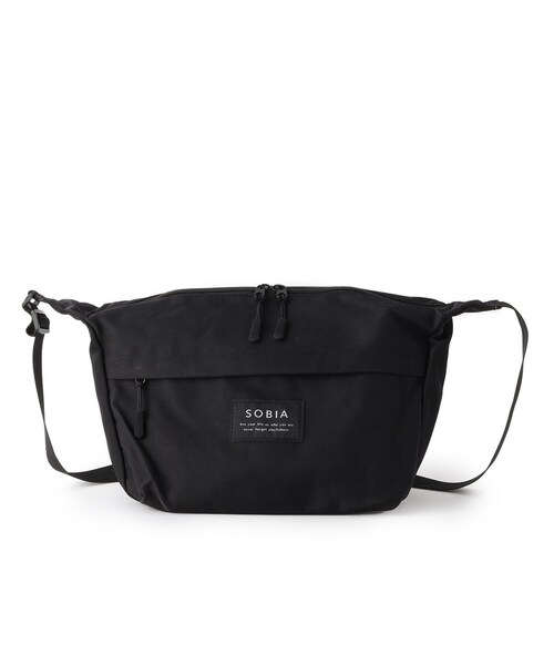 ITS'DEMO（イッツデモ）の「撥水ナイロン舟形ショルダー（ショルダーバッグ・レディース・ライトベージュ/ブラック/ナチュラル/パープル・00）」の13枚目の写真