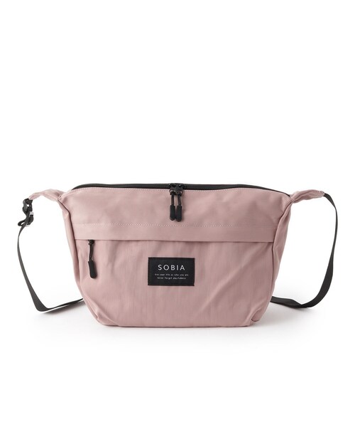 ITS'DEMO（イッツデモ）の「撥水ナイロン舟形ショルダー（ショルダーバッグ・レディース・ライトベージュ/ブラック/ナチュラル/パープル・00）」の16枚目の写真