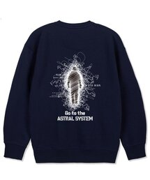 アストラルシステム オーバーサイズ スウェット_ネイビー