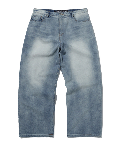 suade（スエード）の「BRUSH WASHED DENIM [LIGHT BLUE]（デニムパンツ・レディース・その他・MEDIUM/LARGE/SMALL）」の2枚目の写真