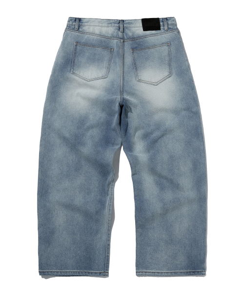 suade（スエード）の「BRUSH WASHED DENIM [LIGHT BLUE]（デニムパンツ・レディース・その他・MEDIUM/LARGE/SMALL）」の3枚目の写真
