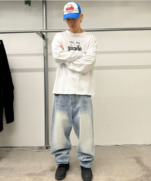 suade（スエード）の「BRUSH WASHED DENIM [LIGHT BLUE]（デニムパンツ・レディース・その他・MEDIUM/LARGE/SMALL）」の21枚目の写真