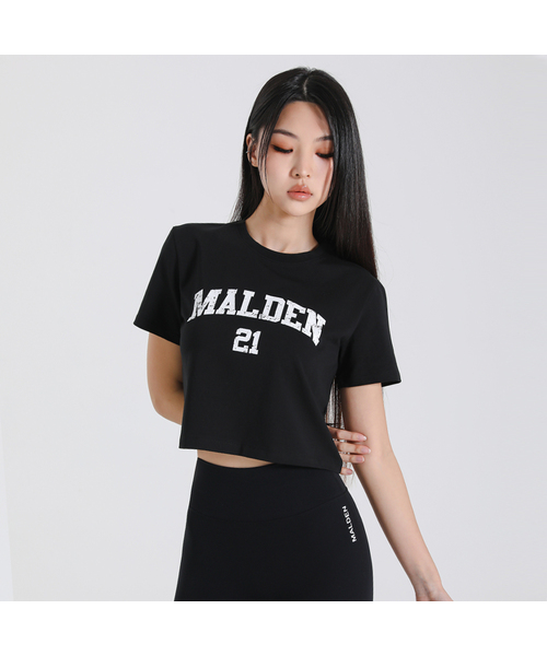 MALDEN(モールデン)の「クラックウーマンショートスリーブ(Tシャツ/カットソー・レディース・ブラック/ホワイト・LARGE/MEDIUM/SMALL)」の1枚目の写真