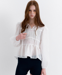 RAVEROUS（レイバーロス）の「パフスリーブブラウスホワイト（シャツ/ブラウス）」