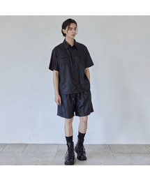 SENTAIR（センテア）の「グロッシーショーツ_ブラック（その他パンツ）」