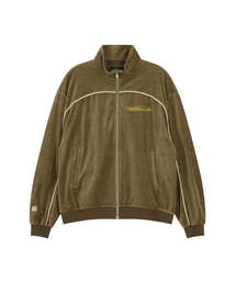 VELOUR TRACK JACKET(OLIVE)