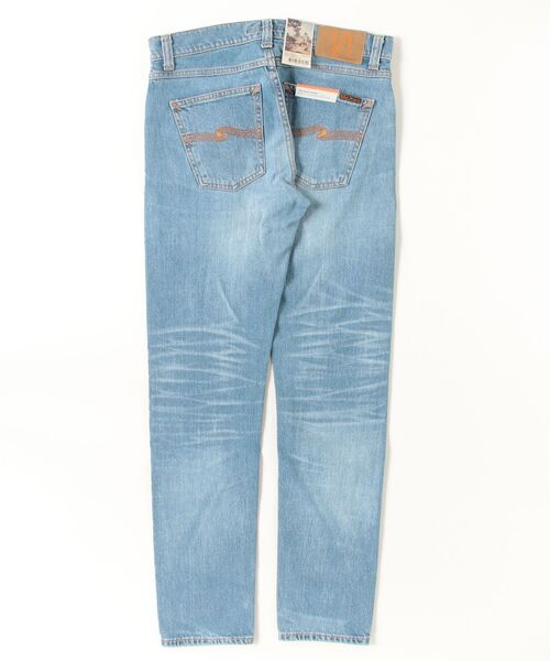 Nudie Jeans（ヌーディージーンズ）の「Nudie Jeans/ヌーディージーンズ Lean Dean / スリムテーパードジーンズ / Hidden Tracks（デニムパンツ・メンズ・ライトインディゴブルー・28/29/30/31/32/33/34）」の2枚目の写真