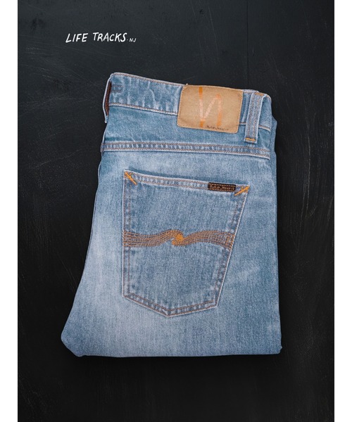 Nudie Jeans（ヌーディージーンズ）の「Nudie Jeans/ヌーディージーンズ Lean Dean / スリムテーパードジーンズ / Hidden Tracks（デニムパンツ・メンズ・ライトインディゴブルー・28/29/30/31/32/33/34）」の7枚目の写真