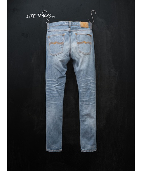 Nudie Jeans（ヌーディージーンズ）の「Nudie Jeans/ヌーディージーンズ Lean Dean / スリムテーパードジーンズ / Hidden Tracks（デニムパンツ・メンズ・ライトインディゴブルー・28/29/30/31/32/33/34）」の8枚目の写真