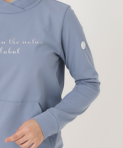 adabat(アダバット)の「ダンボールスタンドネックプルオーバー(Tシャツ/カットソー・レディース・サックスブルー/ネイビー・40/38/42)」の15枚目の写真
