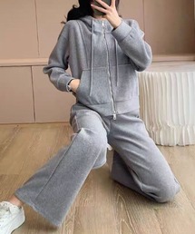 おしゃれ 上下セット ジップパーカー」に該当するファッション通販