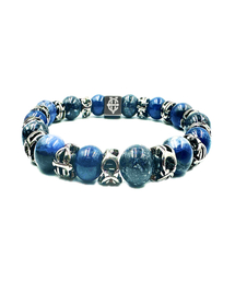 EIGHTVOLUME（エイトボリューム）の「EV Eight Volume Emblem Bead Bracelet (Blue)（ブレスレット）」