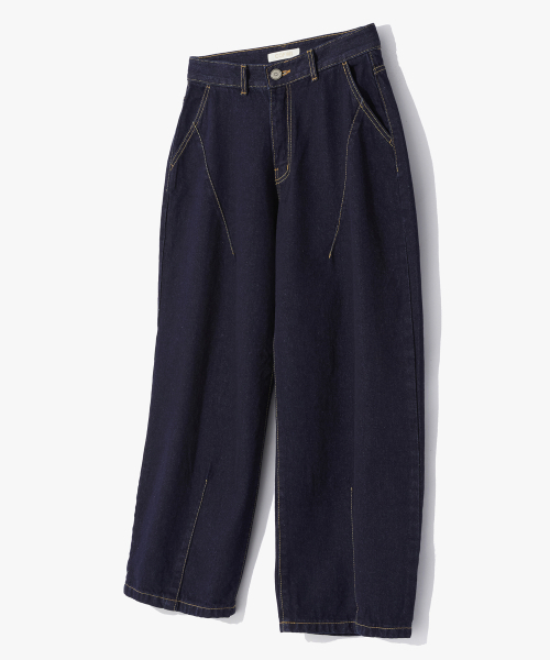 COFWI(コフウィー)の「ピンタックデニムパンツインディゴ(デニムパンツ・メンズ・その他・1(S)/2(M)/3(L))」の4枚目の写真