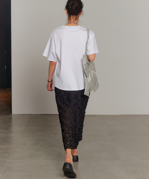 DEWEDEWE(デュイデュイ)の「ローズレーススカート_ブラック(スカート・レディース・その他・SMALL/MEDIUM/LARGE)」の8枚目の写真