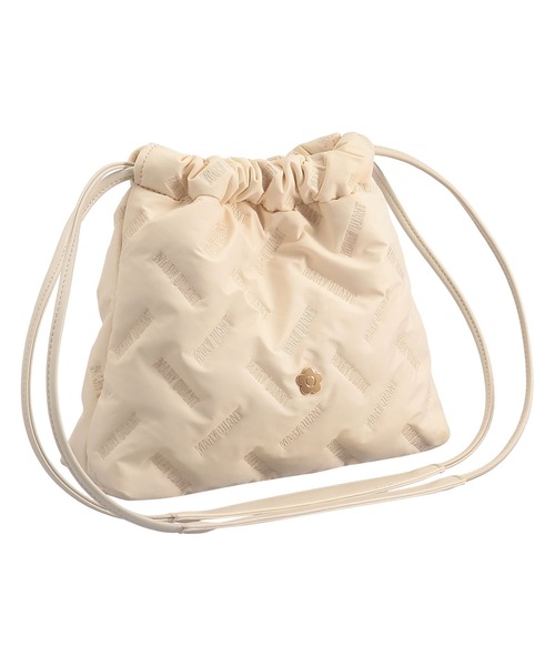 マリークワント（MARY QUANT）/バイアスロゴ刺繍 ミニトート バイアスロゴ刺繍 ミニトート（トートバッグ）｜MARY QUANT（マリー