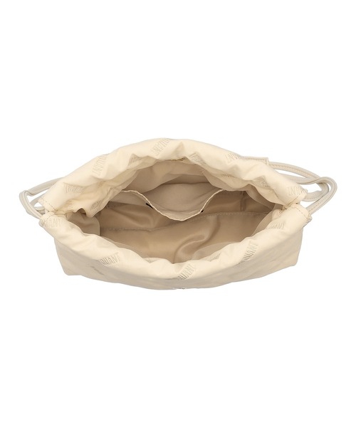 バイアスロゴ刺繍 ミニトート（トートバッグ）｜MARY QUANT（マリー