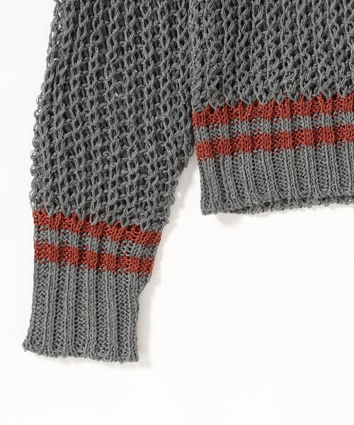 BEAMS BOY(ビームスボーイ)の「Vネック ライン プルオーバー(ニット/セーター・レディース・ホワイト系その他7/グレー・ONE SIZE)」の16枚目の写真