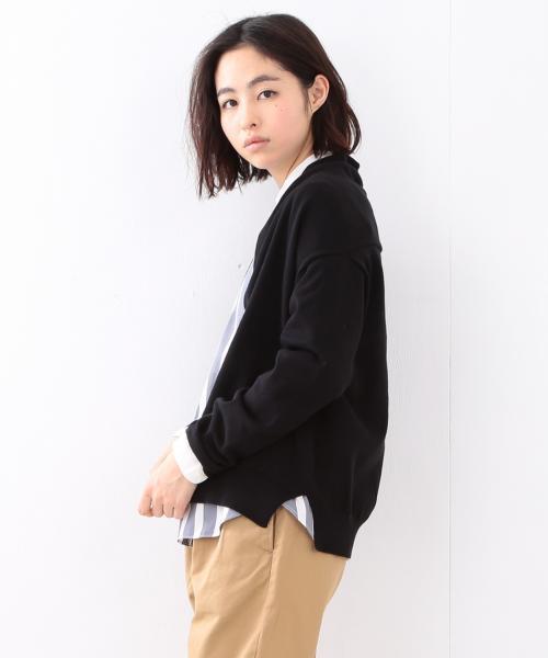 BEAMS BOY(ビームスボーイ)の「BEAMS BOY / 12ゲージ フジヤマ カーディガン 16SS(カーディガン/ボレロ・レディース・ブラック/カーキ/ロイヤルブルー・ONE SIZE)」の18枚目の写真